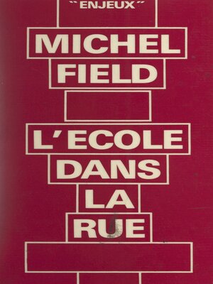 cover image of L'école dans la rue